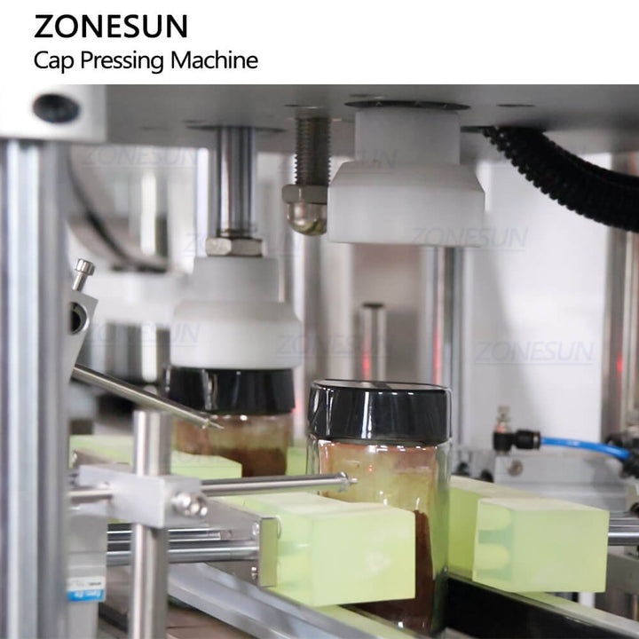 pressing structuer of capping machine