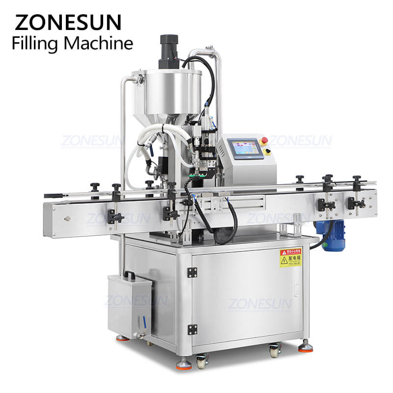 automatic paste filling machine with feeding pump