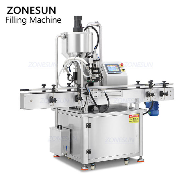automatic paste filling machine with feeding pump