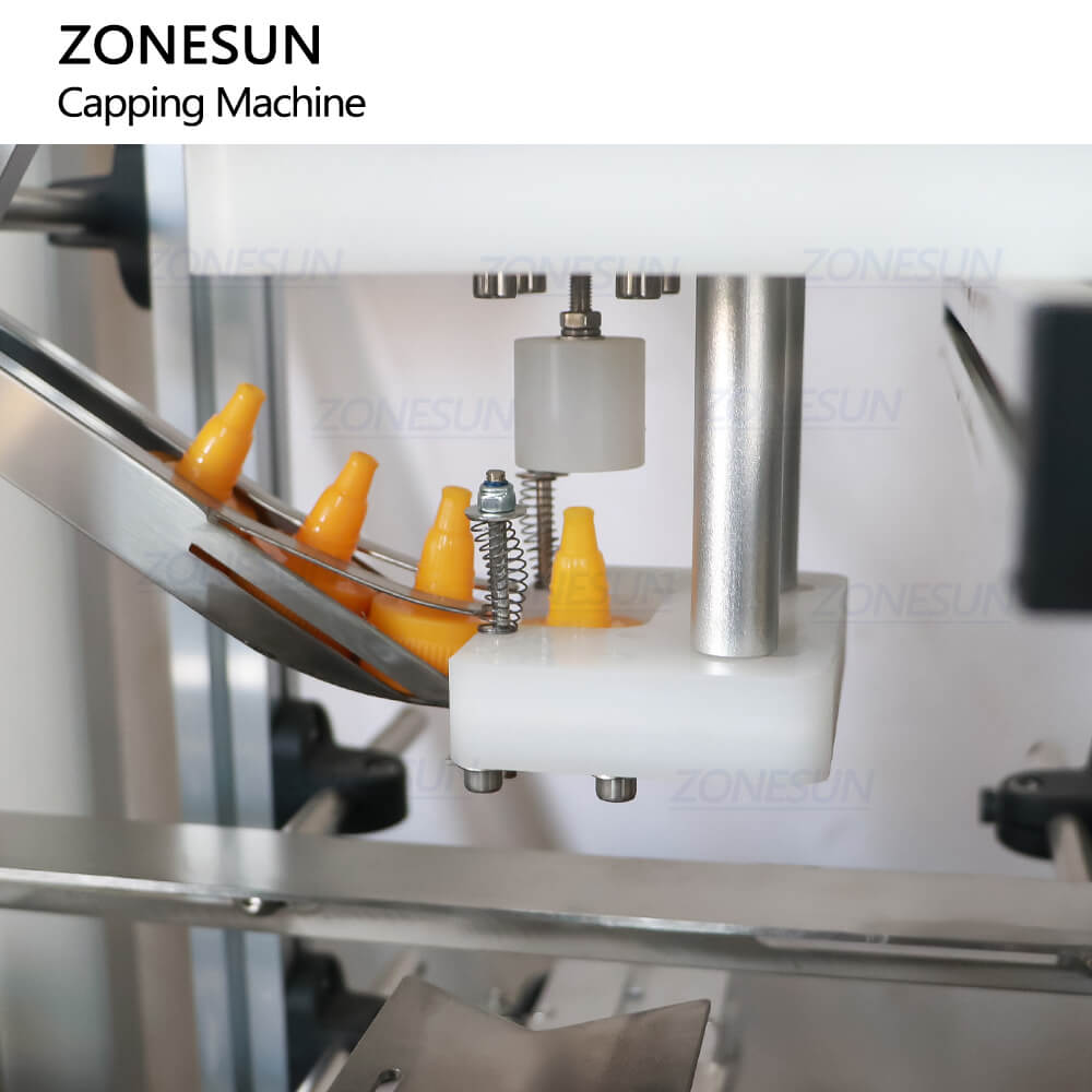 Capping Machine | ZS-XG16M Automatic Squeezable Ketchup Bottle Capper