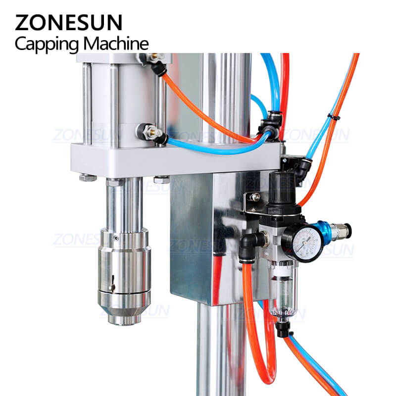Aerosol Can Capper | ZS-YG25Q Sunscreen Spray Crimping Machine