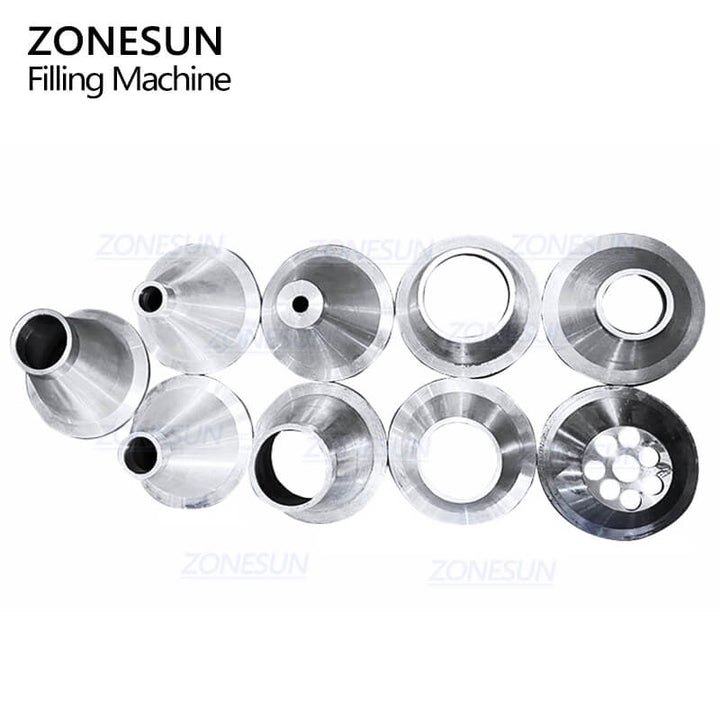 multiple filling nozzles of industrial alcohol filling machine