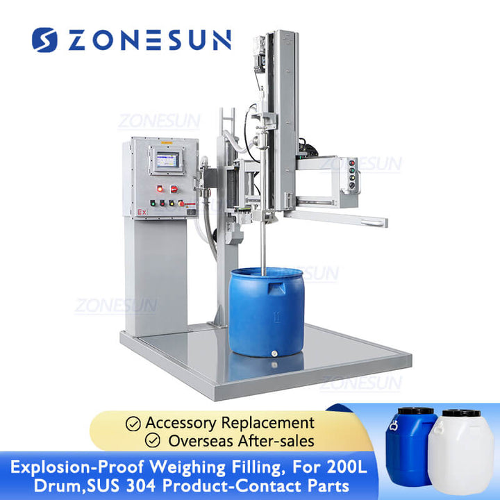 Explosion-proof IBC tank weighing filling machine