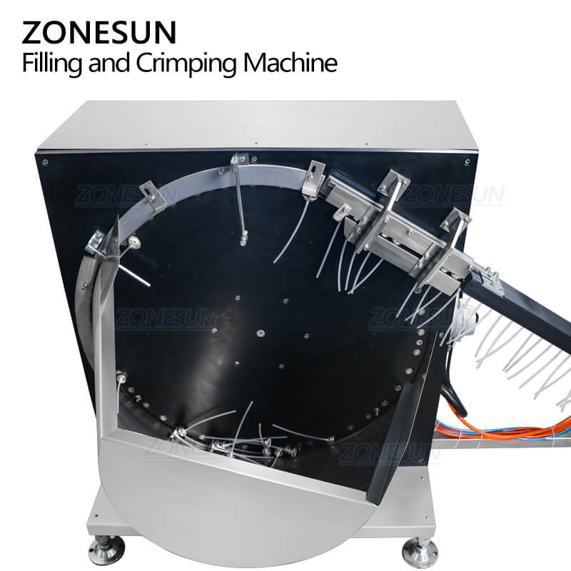 aerosol cups feeding system of aerosol propellant filling machine