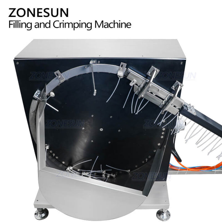 aerosol cups feeding system of aerosol propellant filling machine