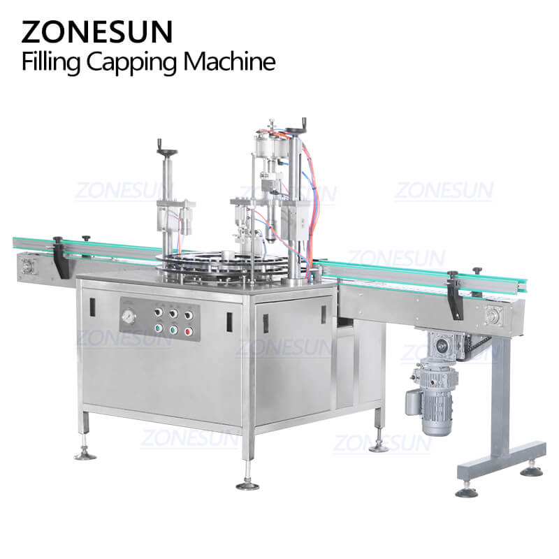 aerosol cans filling capping machine