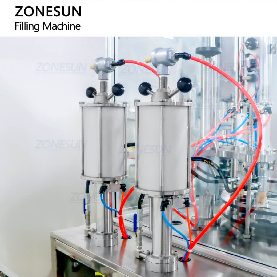 air cylinder of aerosol can gas filling machine for deodorant 