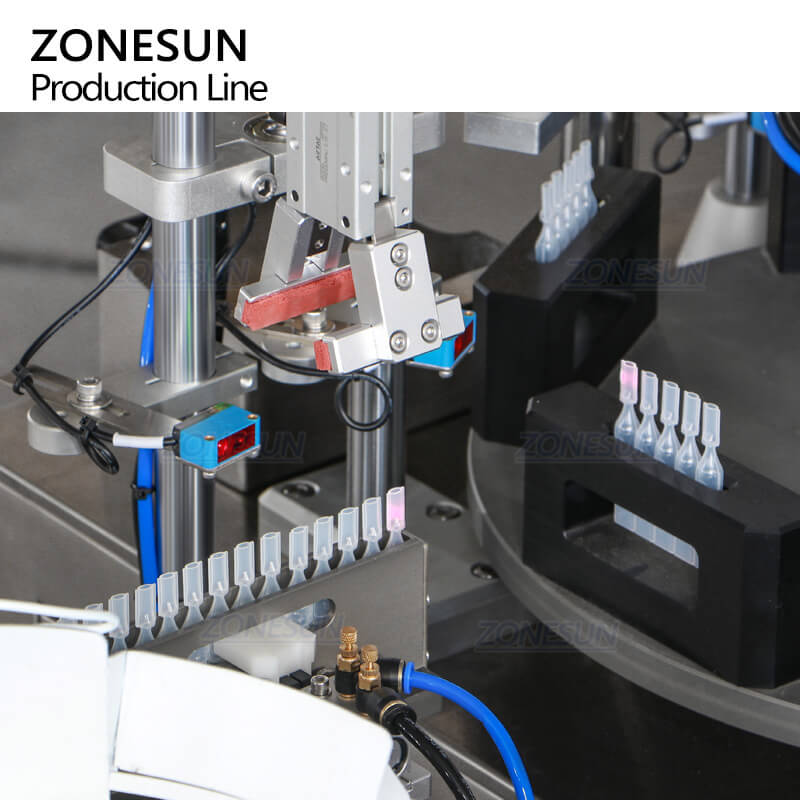 ampoule feeding system of strip ampoule filling sealing machine