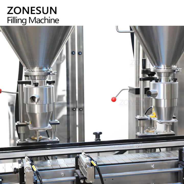 auger filling system of bottle packing machine