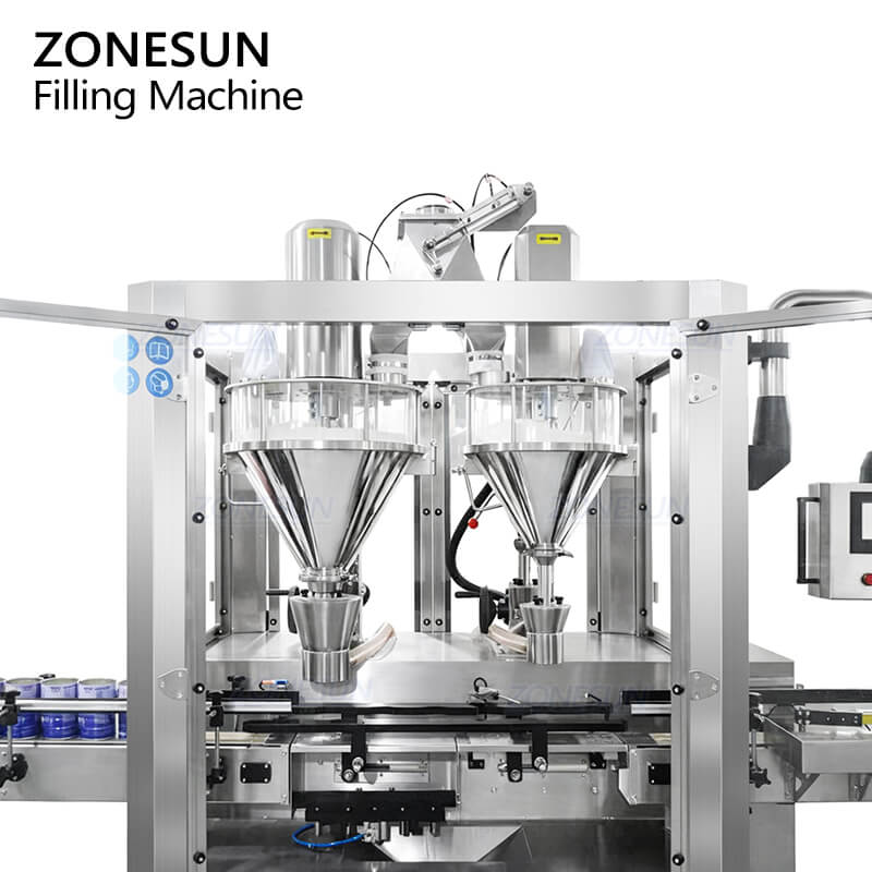 auger filling system of powder packaging machine