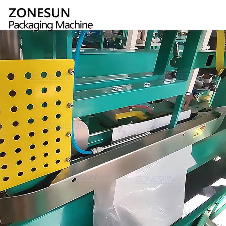 Automatic Bagging & Sealing Structure of Packaging Machine