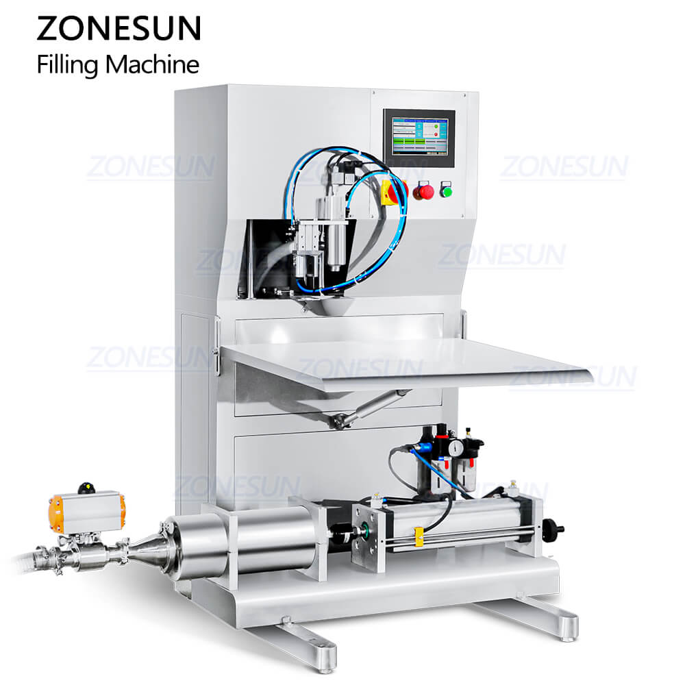 semi-automatic bib filling machine