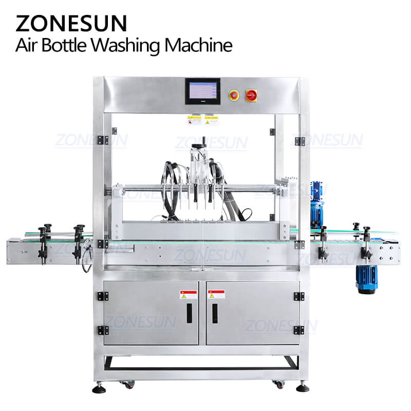 ZONESUN Semi Automatic Bottle Washer Cleaning Machine Plastic