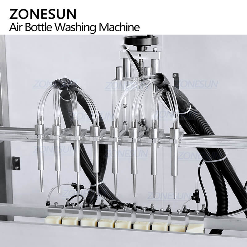 ZONESUN Semi Automatic Bottle Washer Cleaning Machine Plastic