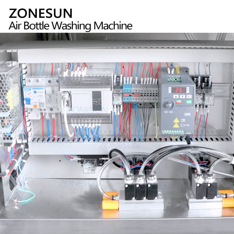 8 Head Juice Beverage Cosmetic Plastic PET Bottle Air Rinsing Machine ...