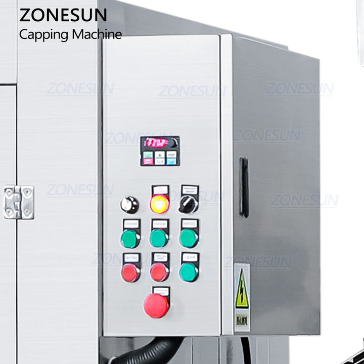 control panel of bottle corking machine for spirits