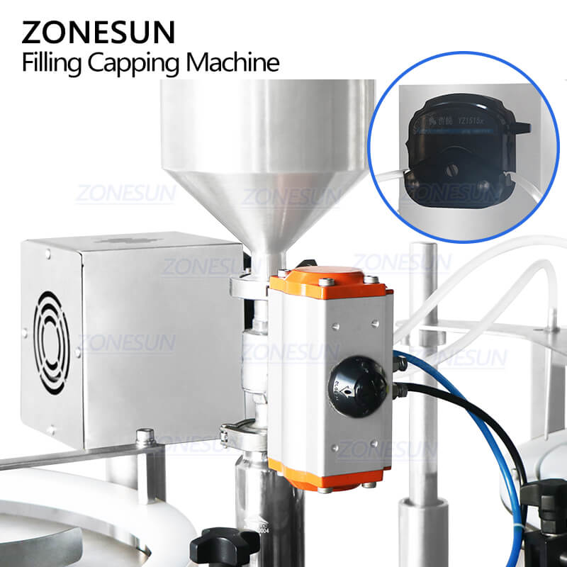 filling pump of monoblock nail polish filling machine