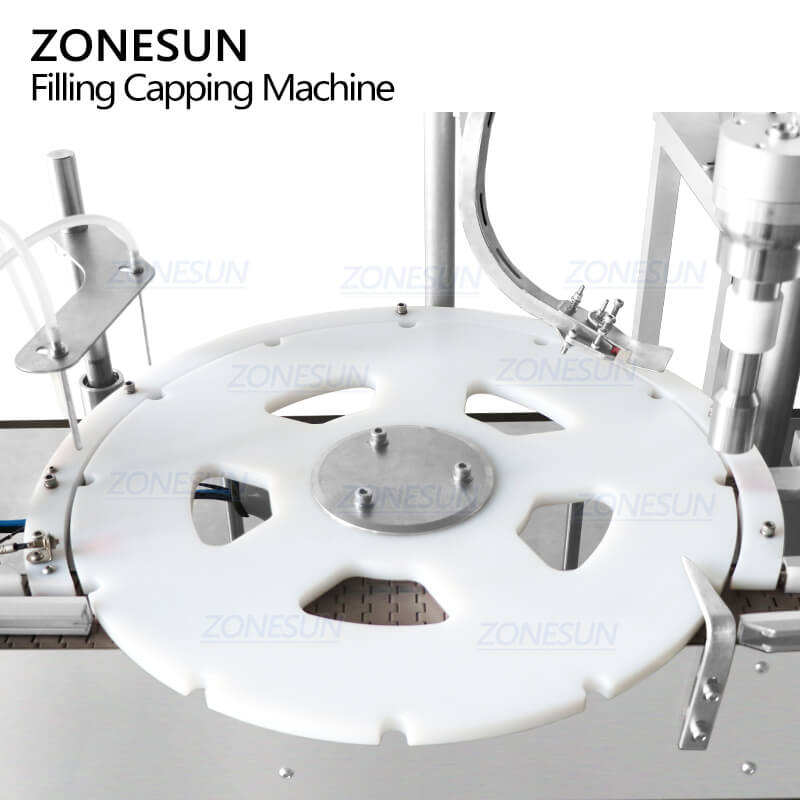 starwheel of monoblock nail polish filling machine