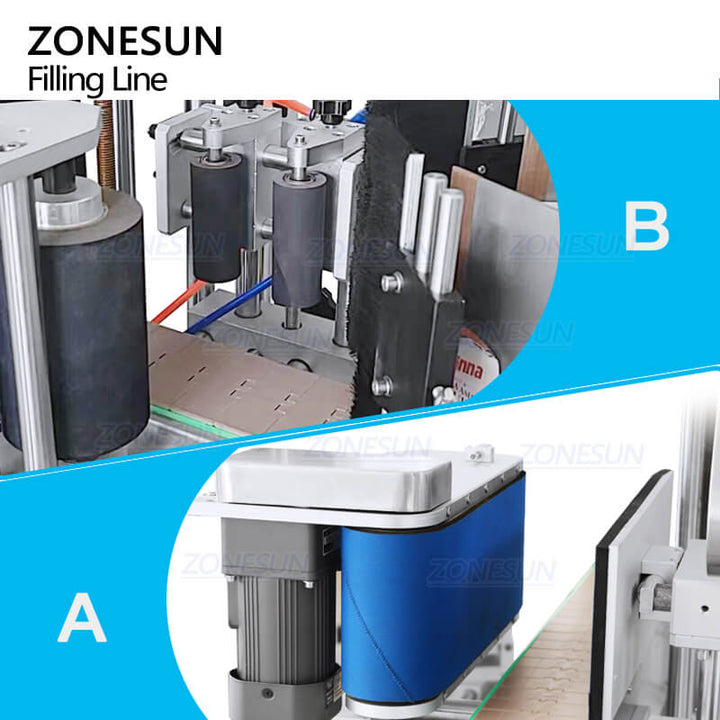 labeling structure of liquid fertilizer filling system