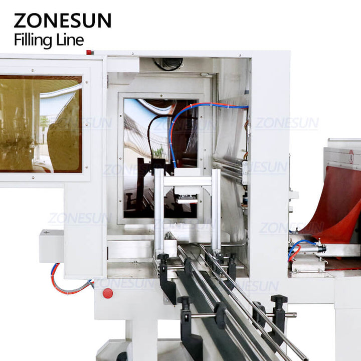 film cutting structure of liquid fertilizer filling system