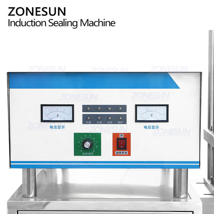 control panel of bottle induction sealing machine