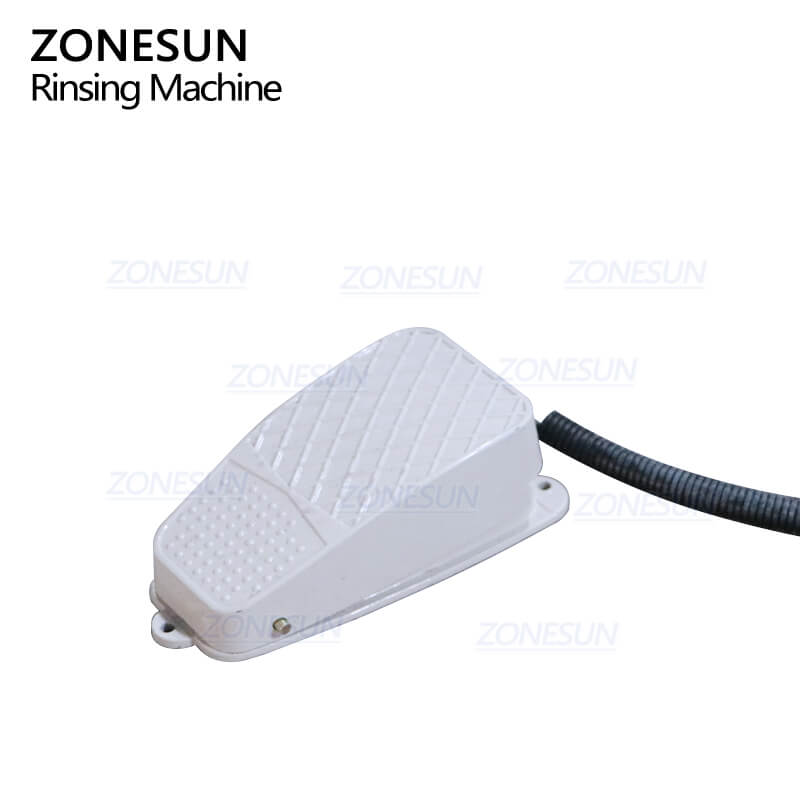 Semi-automatic Double Head PET Bottle Glass Jar Water Rinsing Machine ...