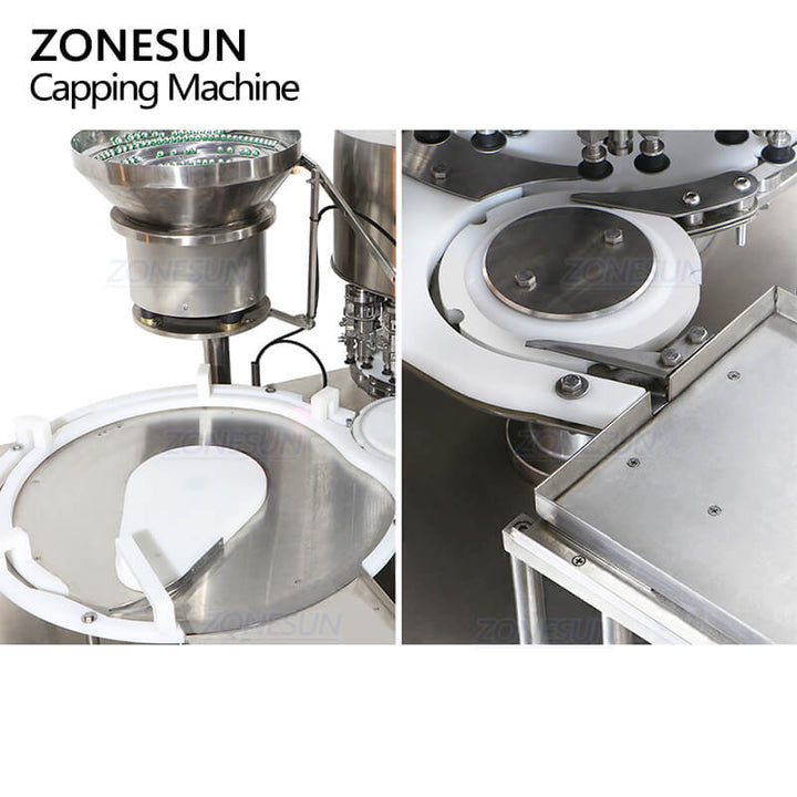 bottle-orienting structure of ZS-YG100 automatic small bottle crimping machine