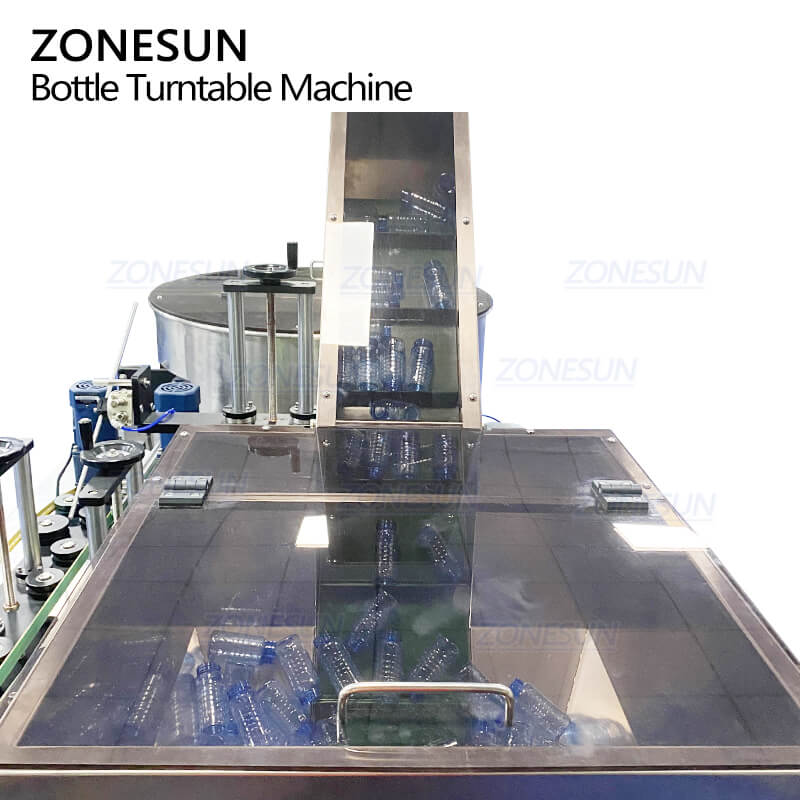 feeding structure of plastic bottle sorting machine