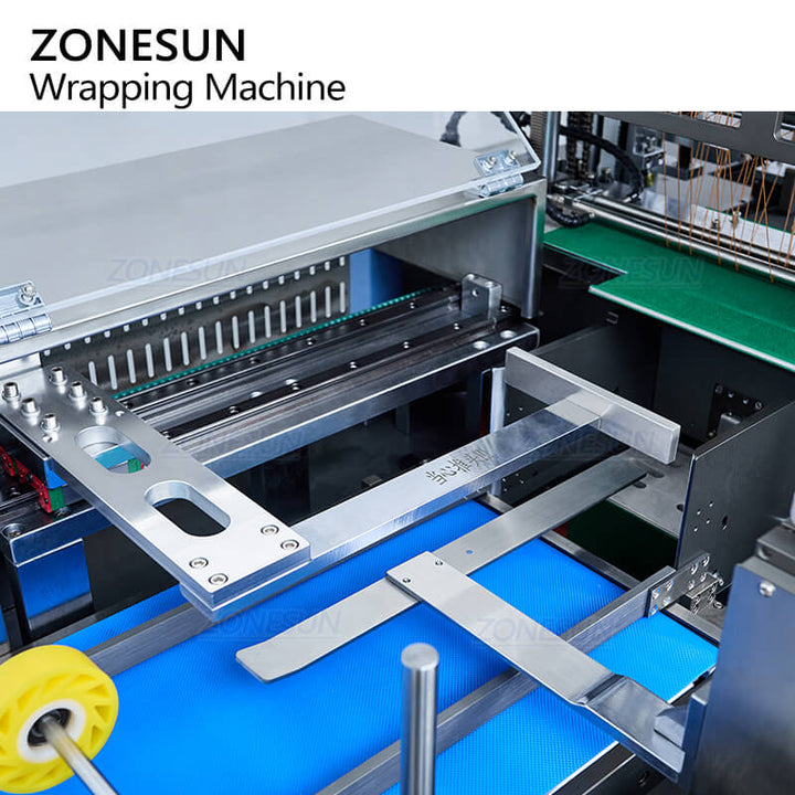 box lifting and pushing structure of automatic cellophane wrapping machine