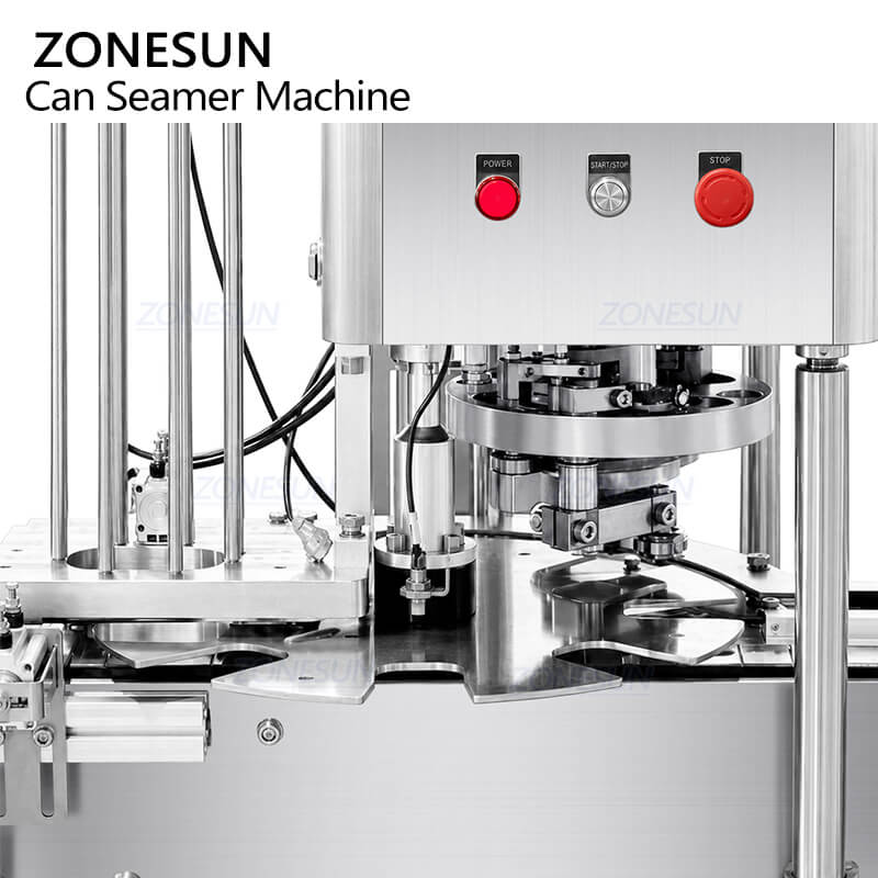 can sealing system of automatic metal can seaming machine