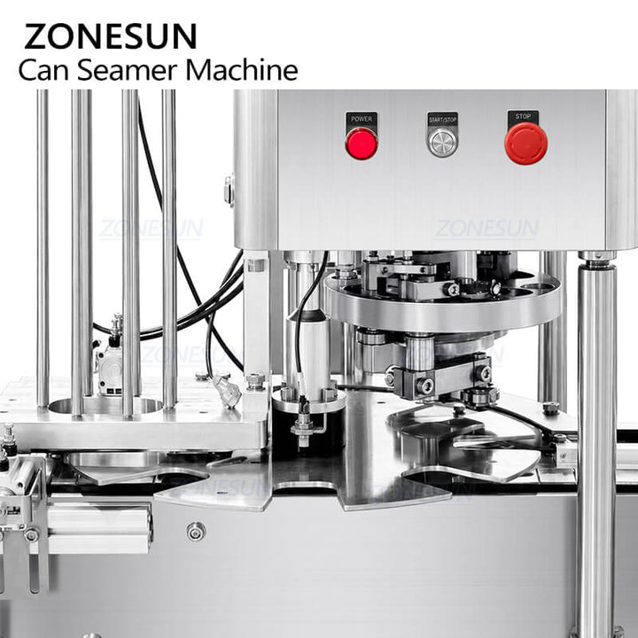 can sealing system of automatic metal can seaming machine