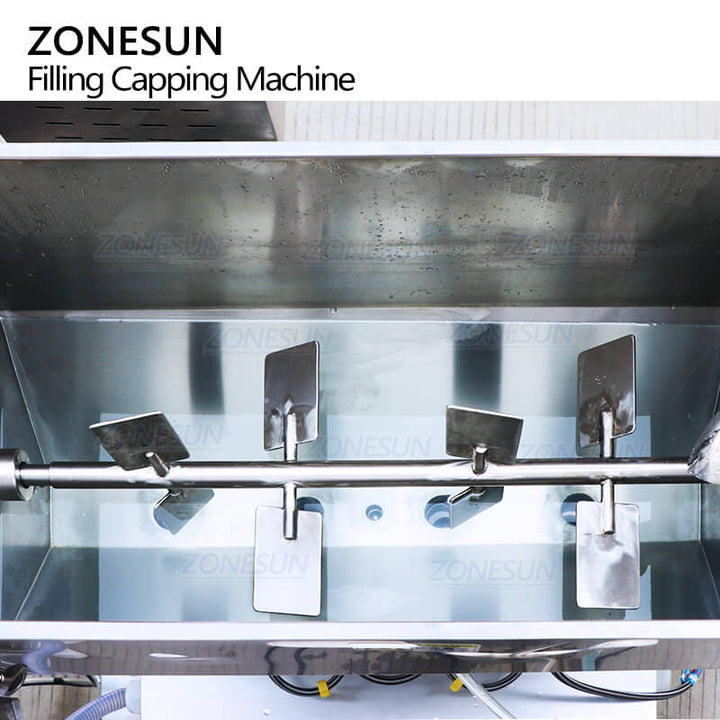 ZONESUN ZS-FAL180B3 automatischer Metallring-Zieh-Blechdosen-Kondensmilch-Fisch-Sace-Tomatenmark-Haustier-Konserven-Abfüll maschine