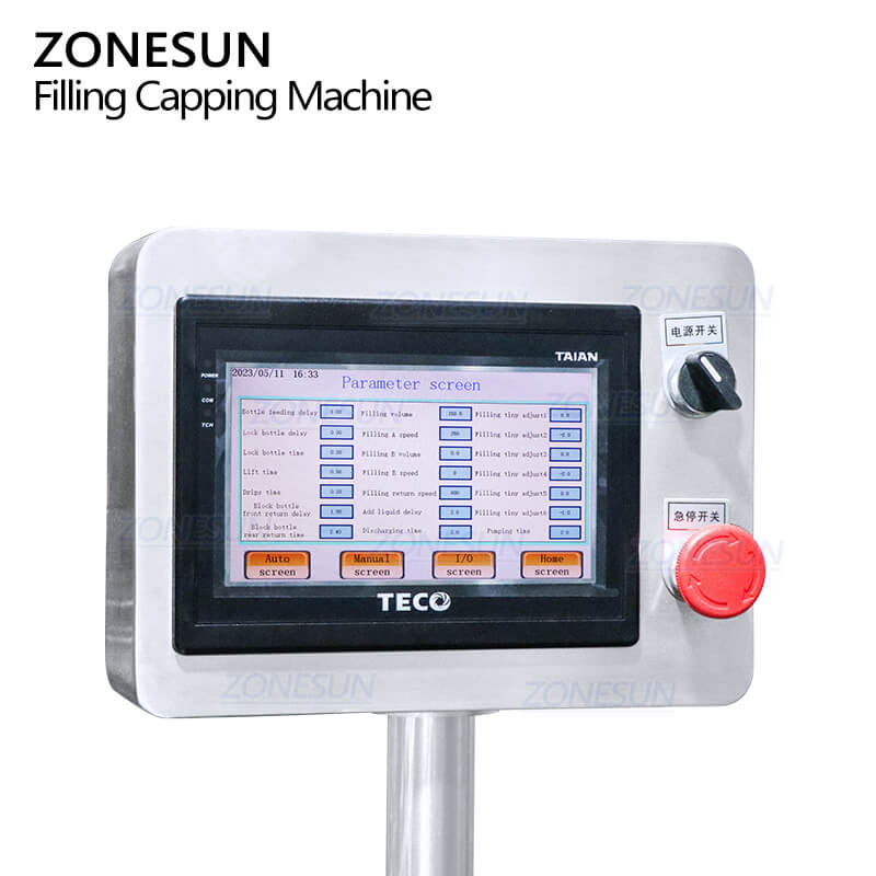 ZONESUN ZS-FAL180B3 자동 금속 반지 양철 깡통 응축 된 우유 물고기 위스 토마토 페이스트 애완 동물 통조림 식품 충전 캡핑 시밍 머신