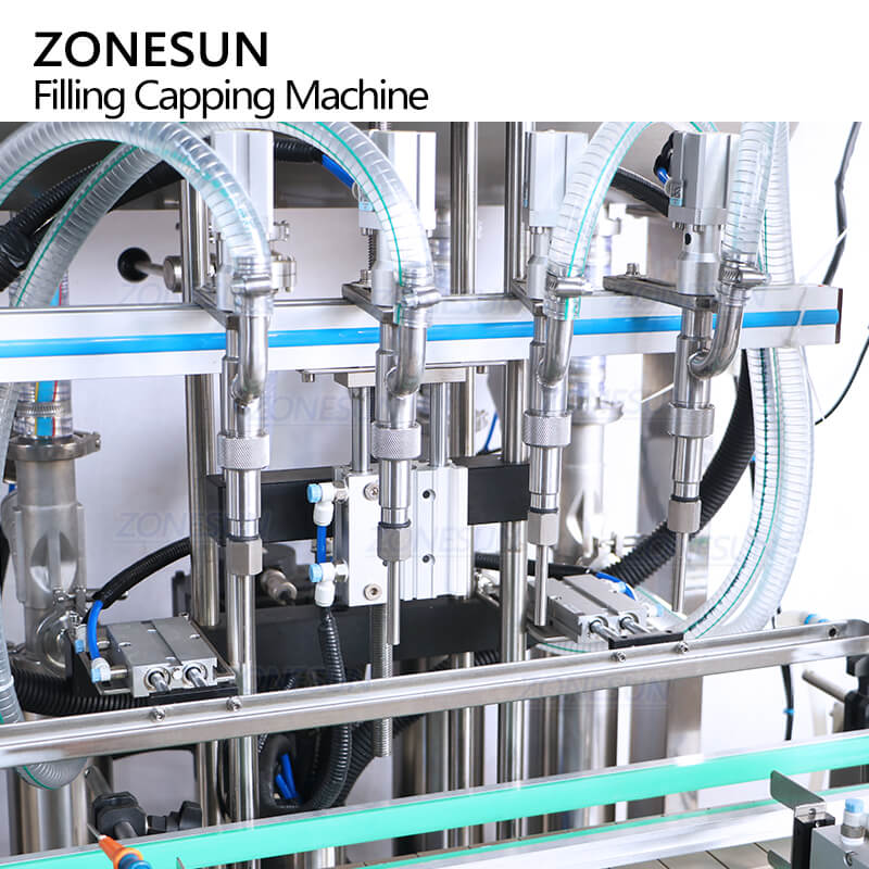 ZONESUN ZS-FAL180B3 Automatic Metal Ring Pull Tin Cans Condensed Milk Fish Sace Tomato Paste Pet Canned Food Filling Capping Seaming Machine