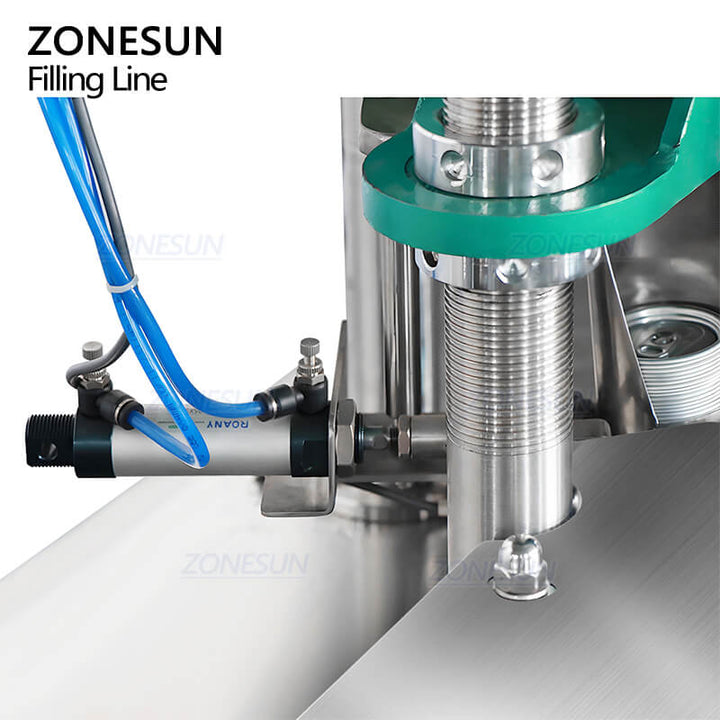 cap positioning & feeding system of automatic can packaging line