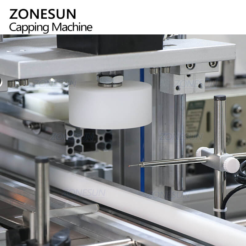 cap pressing system of automatic vial capping machine
