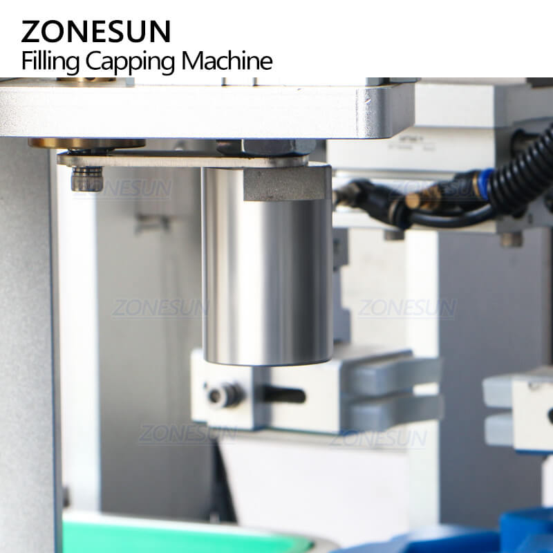 cap pressing system of automatic perfume machine