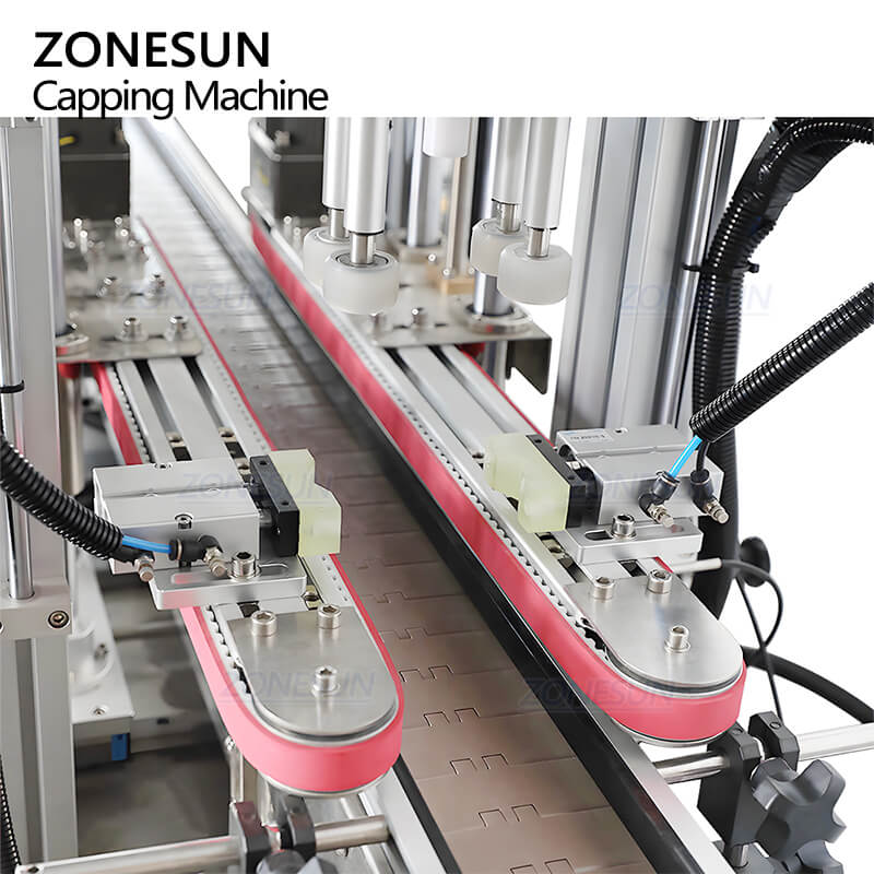 capping structure of bottle capping machine