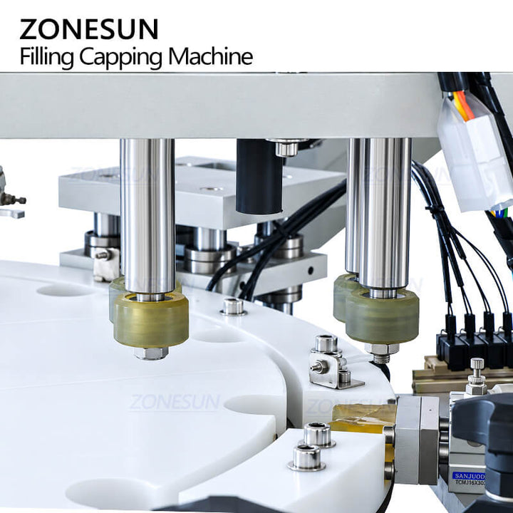 capping system of filling and capping machine