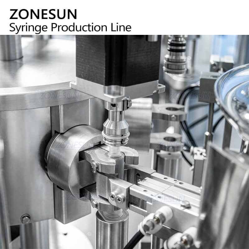 capping feeding system of prefilled syringe production line