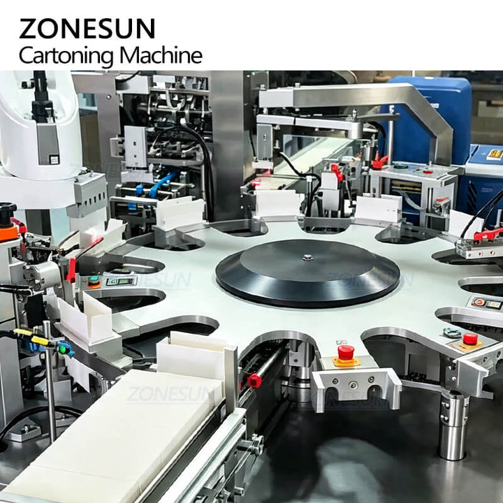 carton forming system of vial cartoning machine