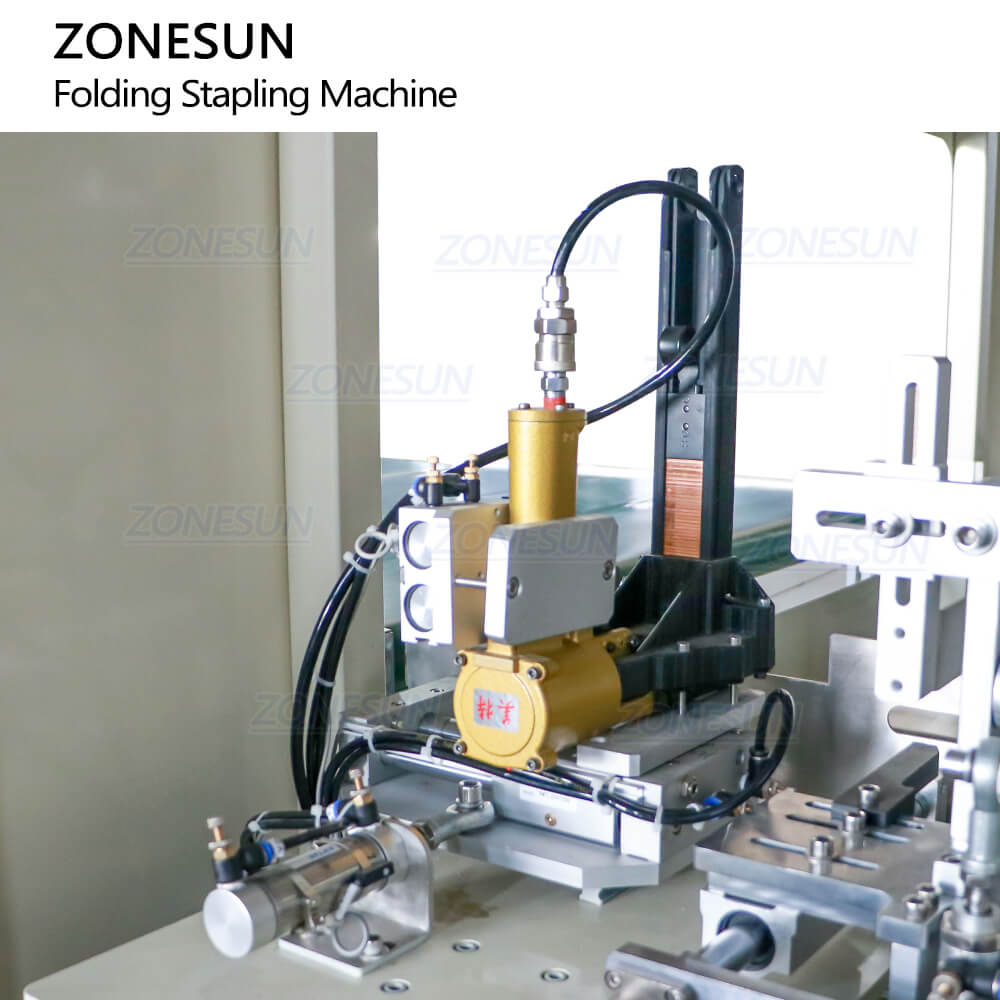 Paper Carton Cardboard Boxes Forming Folding Stapling Machine Carton ...