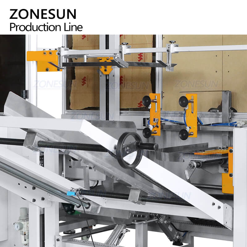 Cardboard Loading Cases Paper Carton Box Erector Top Loading Case Packer Sealing Machine ...
