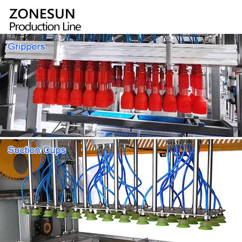 gripper of carton packaging system