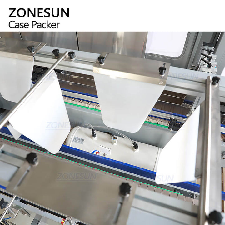 case flap guides and spread of automatic sace cartoning machine