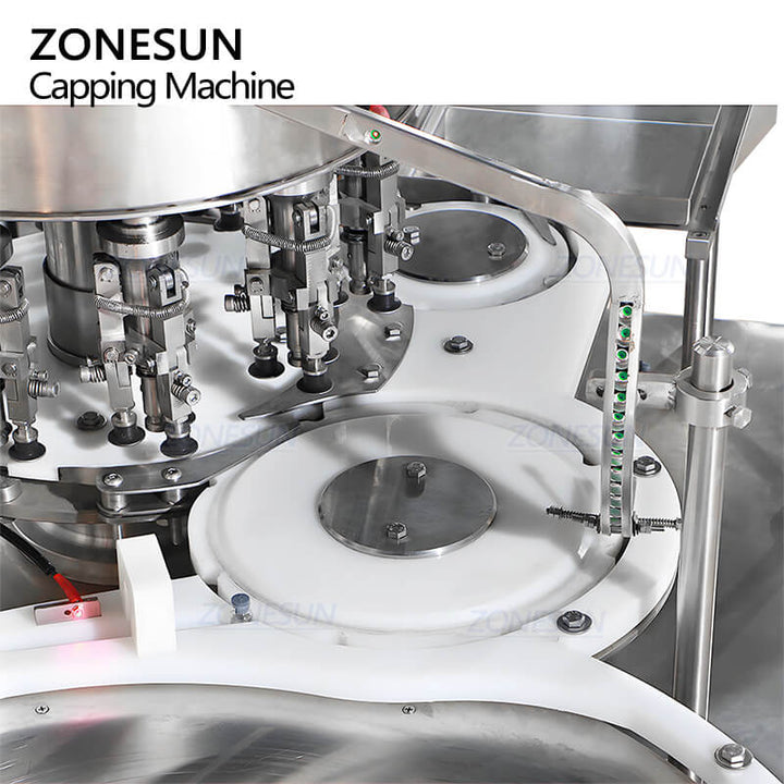 compact design of ZS-YG100 automatic flip off caps crimping machine