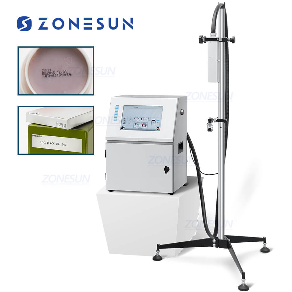 Multi Language Continuous Inkjet Printer CIJ Inkjet Printer Coding ...