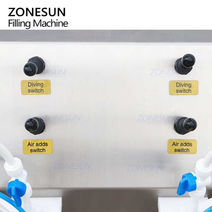 control button of can filling machine