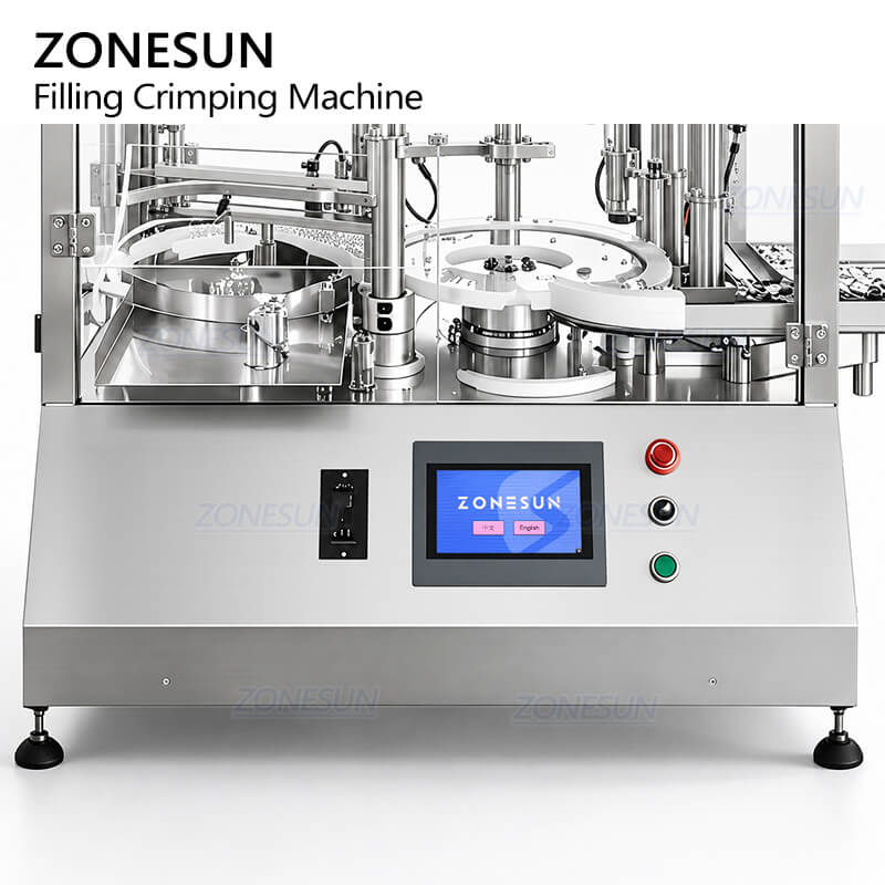 panneau de commande de la machine de bouchage de remplissage de table automatique