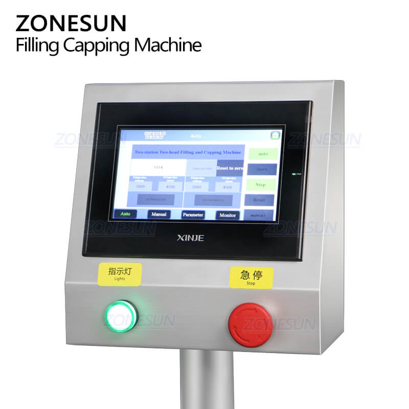 Machine Control Promo ZS-AFC70 Perfume Deodorant Roll-on Bottle Filling Machine